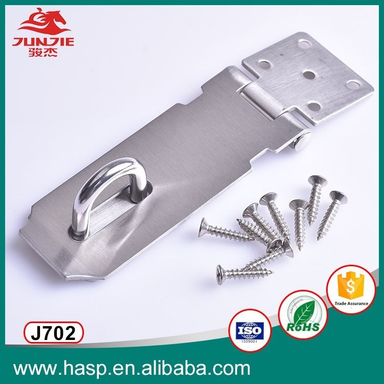 FACTORY SUPPLY STAINLESS STEEL HASP AND STAPLE DOOR LATCH J702