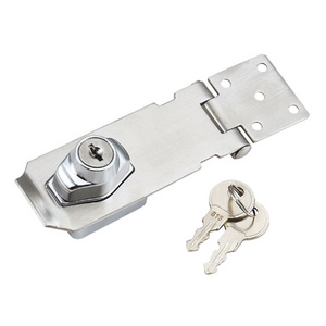 Cabinet Mailbox Keyed Entry Safety Guard Hasp Lock Latch 4-inch Long with Screws