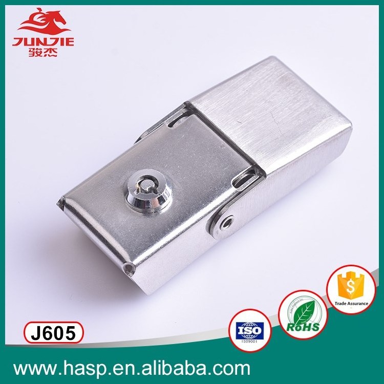 Stainless Steel Security Locking Toggle Latch Catch Hasp lock with Keys J605