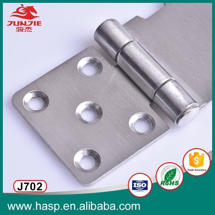 4 inch silver color heavy duty fixed staple hasp padlock hasp J702