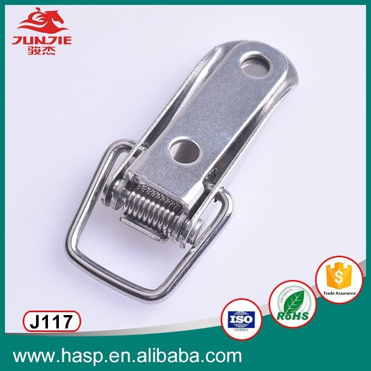 Toolbox fastener toggle hasp lock spring loaded toggle latch J117