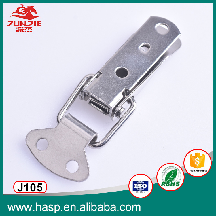 Cabinet machine stainless steel spring loaded latch toggle draw latch hasp J105