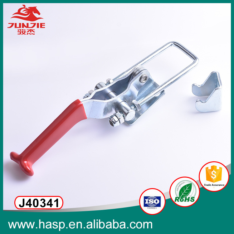 Large Galvanized Hand Tool Toggle Latch Clamp Trailer Adjustable Hasp Fastener J40341