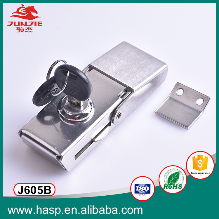 J605B Motorcycle Aluminum Pannier Stainless Steel Latch Lock