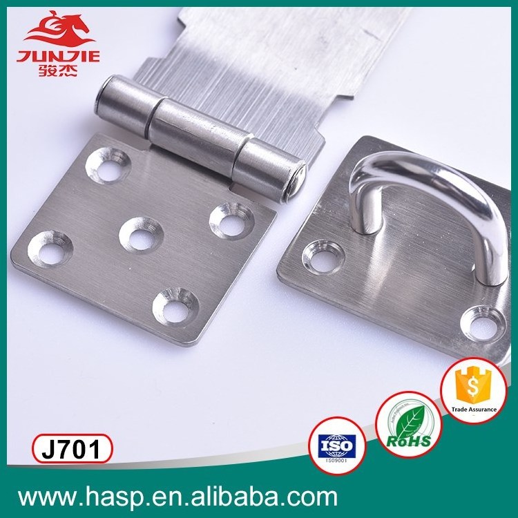 METAL HASP AND STAPLE MULTI-FUNCTION STAINLESS STEEL DOOR HASP