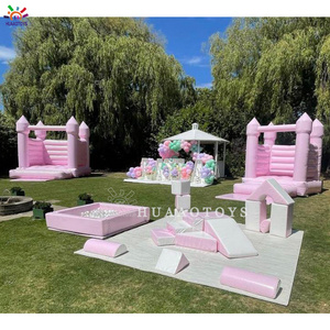 Party rental equipment kids outdoor playground equipment foam ball pit balls pool fence merry go round toddler soft play