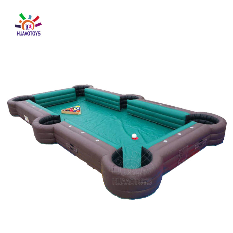 Giant Inflatable Pool Table  Kick Darts Soccer Ball Board Game Inflatable Billiard Table Ball Games  for Adults