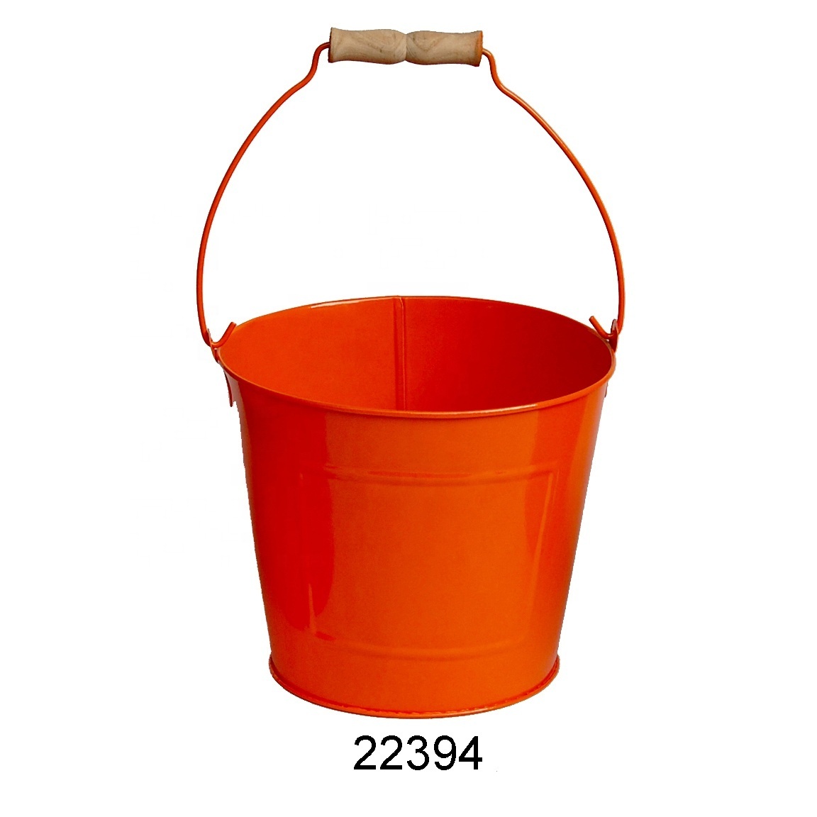 Metal Red Powder Coated Planter Round Modern metal planter for home and garden decoration Orchid pot