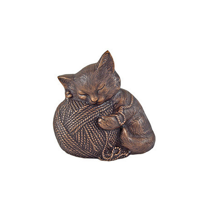 Antique Cat Shape Cremation Urn For Pet Ashes best Quality Memorial Keepsake Pet Urn Funeral Supplies