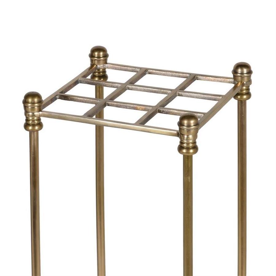 Home Decorative Brass Umbrella Stand  Nine-Slot Victorian Umbrella stand plain polished Brass umbrellas holder Stand for sale