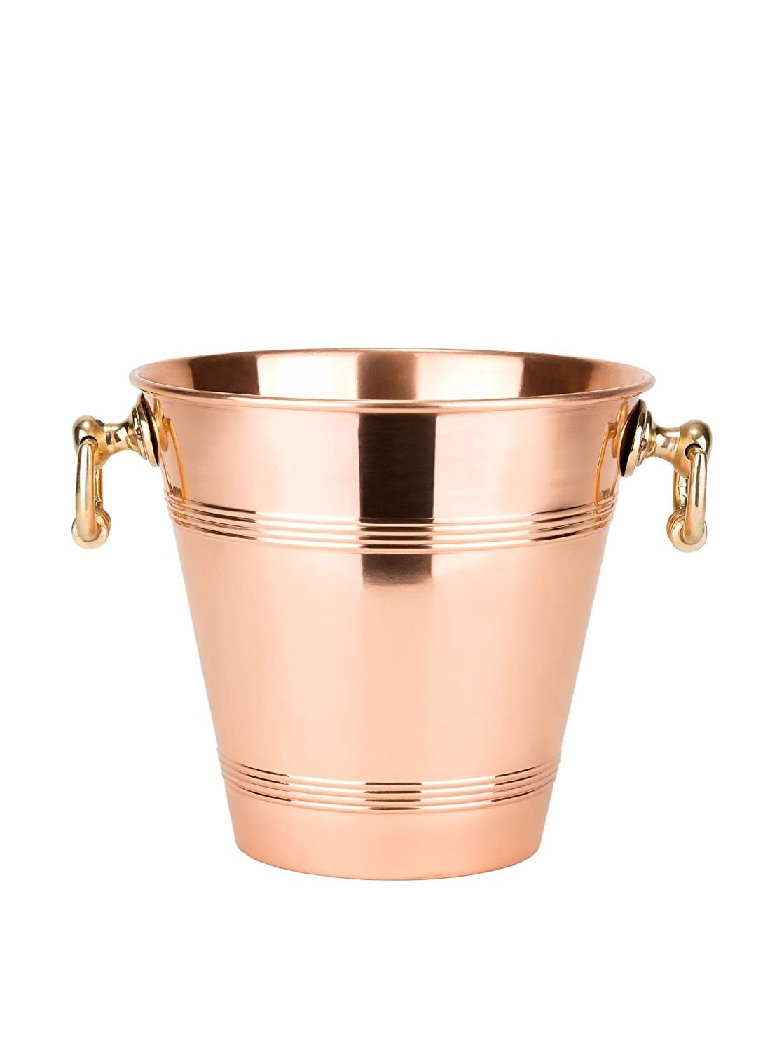 High Quality Copper Wine Cooler With Brass Handle Champagne Chiller Beer Ice Bucket and Wine Tubs For Bar and Night Clubs