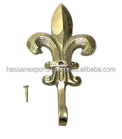 Brass Horse Hade Shape Wall Clothes Hanger with Brass polish Finished Decorative Cloths Hanging Hook for Home Decoration