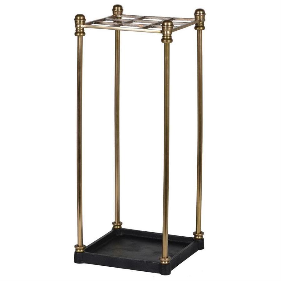 Home Decorative Brass Umbrella Stand  Nine-Slot Victorian Umbrella stand plain polished Brass umbrellas holder Stand for sale