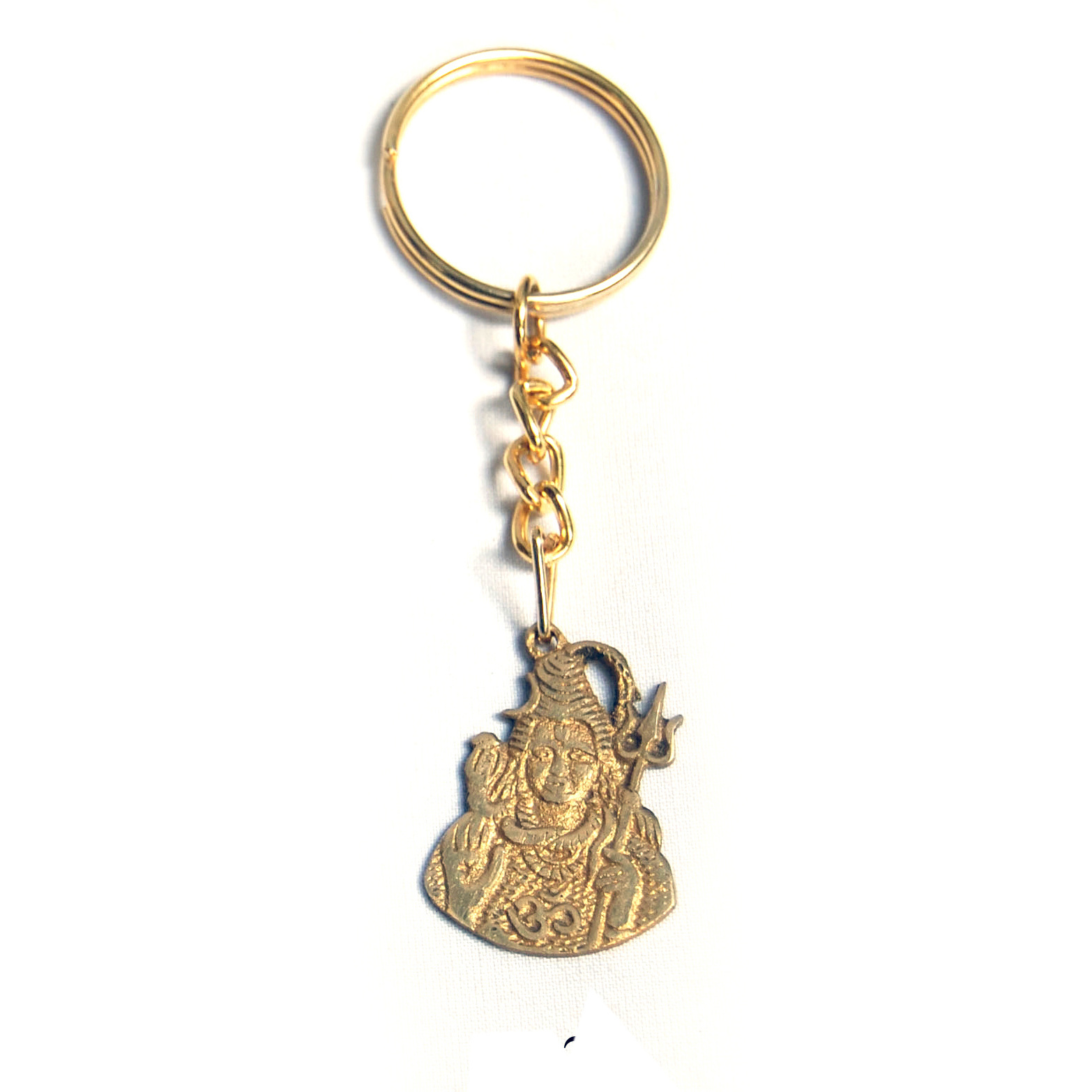 Brass Decorative Hindu Religious Hanuman Key chain with Brass Key Ring for Promotional Gift Key Holder for Wholesale