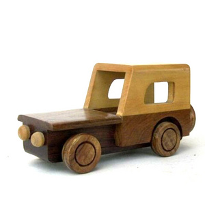 Customized wooden Toy car Cheap wood crafted jeep home decorative Accessories wooden vehicles Cars  for sale