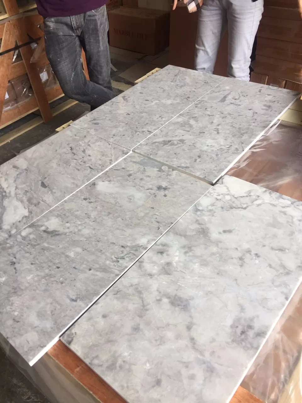 Premium Quality Polished Grey Marble Tile from Vietnam Best Supplier Contact us for Best Price