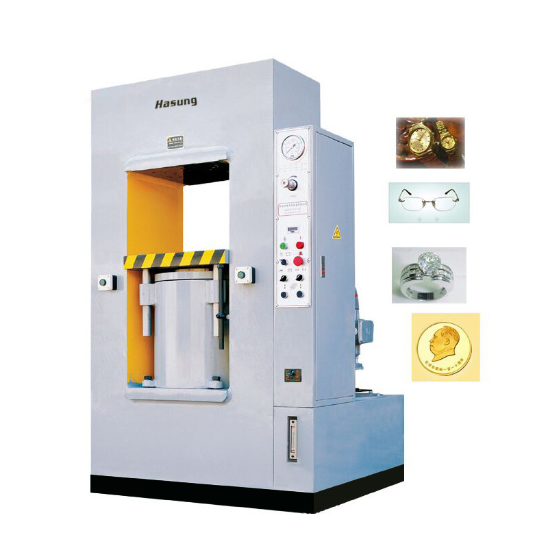 Hasung gold bar logo stamping gold coins making machine hydraulic press for logo stamping