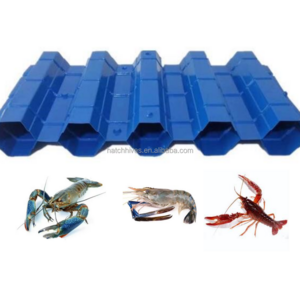 Crawfish houses to improve crayfish survival for indoor fish ponds, shrimp aquaculture equipment