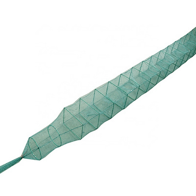 Wholesale Folding Rectangle Fish Trap,19 Packs Crawfish Nylon Fishing Nets Trap  Lobster Shrimp Fishing Cage