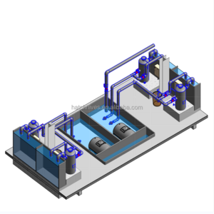 RAS Indoor Integration Recirculating Aquaculture System Fish Tilapia Farming Equipments with Fish Tank