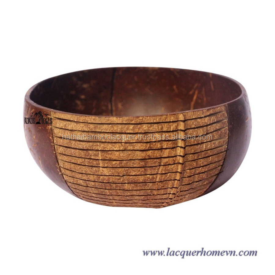 Best Selling Hand - Crafted Coconut Shell Bowls made in Vietnam with cheap price