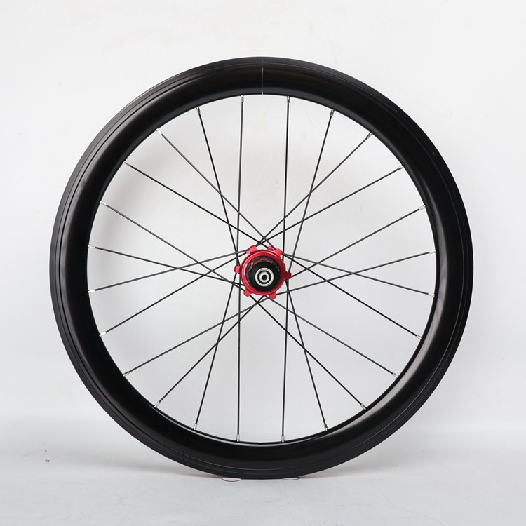 Aluminum Alloy Wheels Bike Wheelset  20 Inch 451 road bike folding bike wheelset 40mm disc brake Tubular Tyre Tube