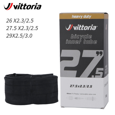 Vittoria Mountain MTB Bicycle Inner Tube Bike Tires Tyre Butyl Rubber Bicycle Tube 26/27.5/29 Inch FV Presta Schrader Valve Tube