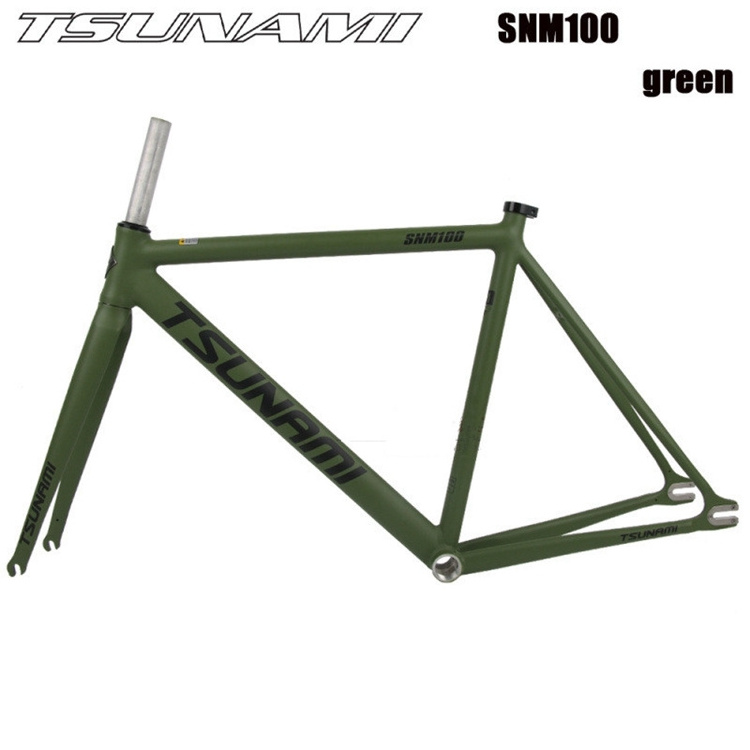 Alloy bicycle  frame 700c mountain road bike frame Aluminum alloy racing track bicycle Fixed Gear BIKE Frame+front fork