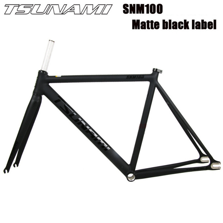 Alloy bicycle  frame 700c mountain road bike frame Aluminum alloy racing track bicycle Fixed Gear BIKE Frame+front fork