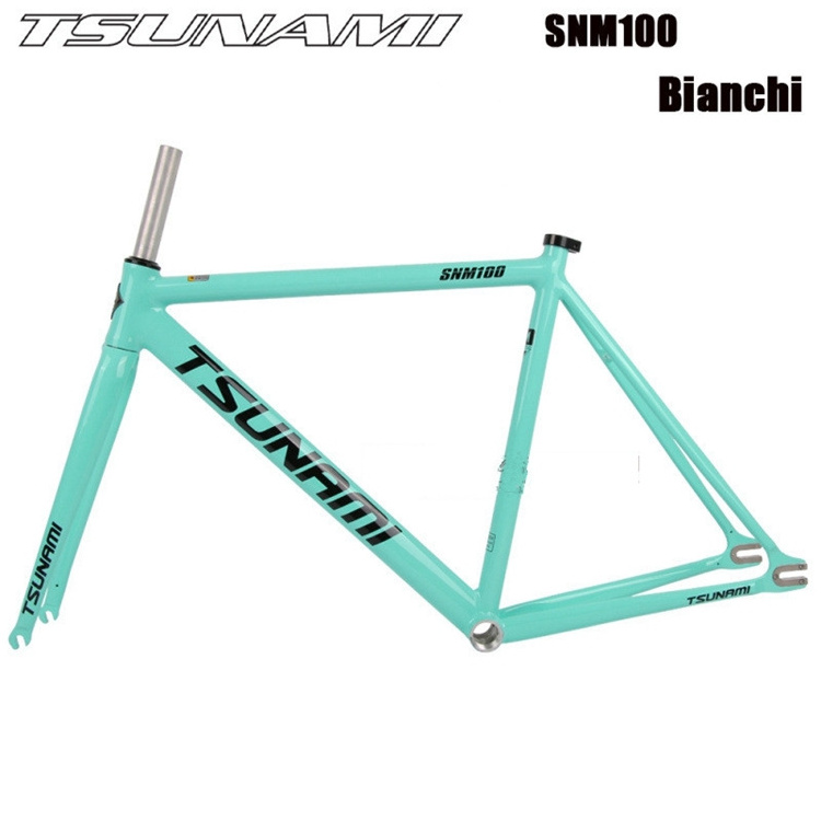 Alloy bicycle  frame 700c mountain road bike frame Aluminum alloy racing track bicycle Fixed Gear BIKE Frame+front fork