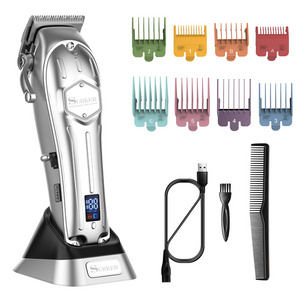 SURKER Hair Clippers for Men Professional Cordless Beard Trimmers with LED Rechargeable  Grooming Kit