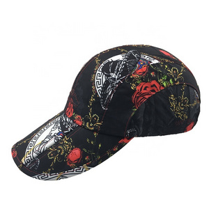 2020 Hot selling custom design HD digital printing polyester baseball cap for men women with original graffiti art hat cap