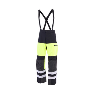 Polyester Windproof Construction Reflective Safety Hi Vis Softshell Work Wear Jumpsuit Pant