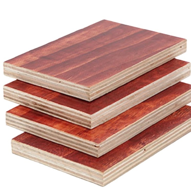 Cool red brown Plywood Sheet 3x6 4x8 ft press for construction building marine shuttering Scaffolding poplar laminated Plywood