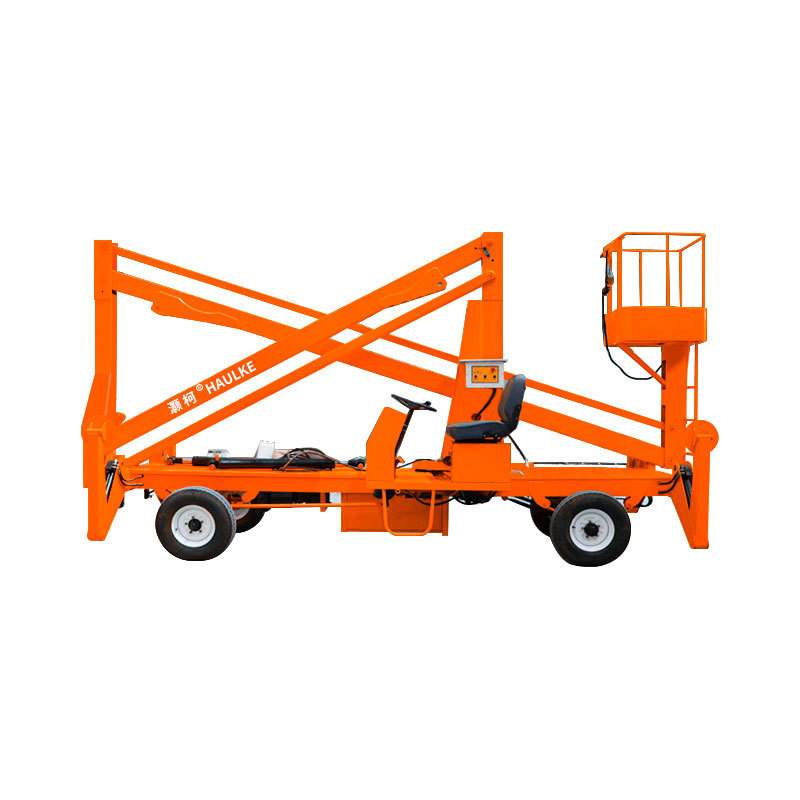 22m Man Lift Hydraulic Arieal Cherry Picker Spider Articulated Towable Boom Lift With Small Platform