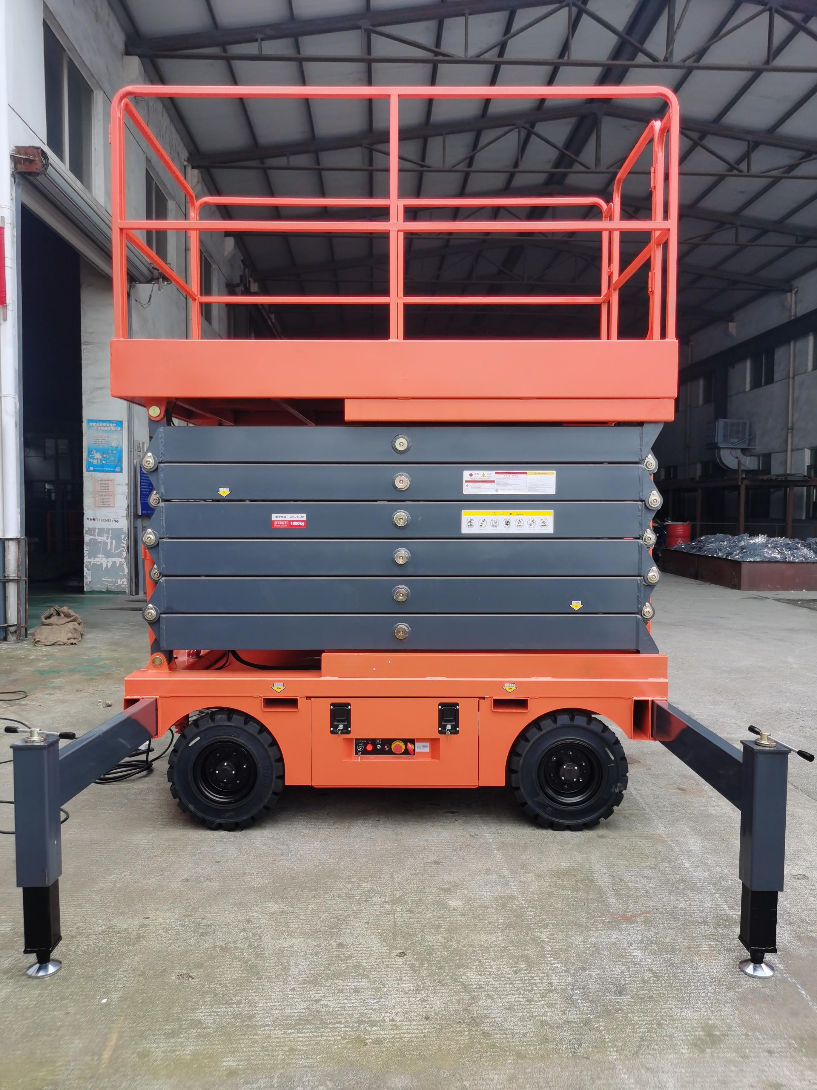 12 meter scissor lift scaffolding 18m 500kg hydraulic electric lift mobile scissor shear fork lift platform