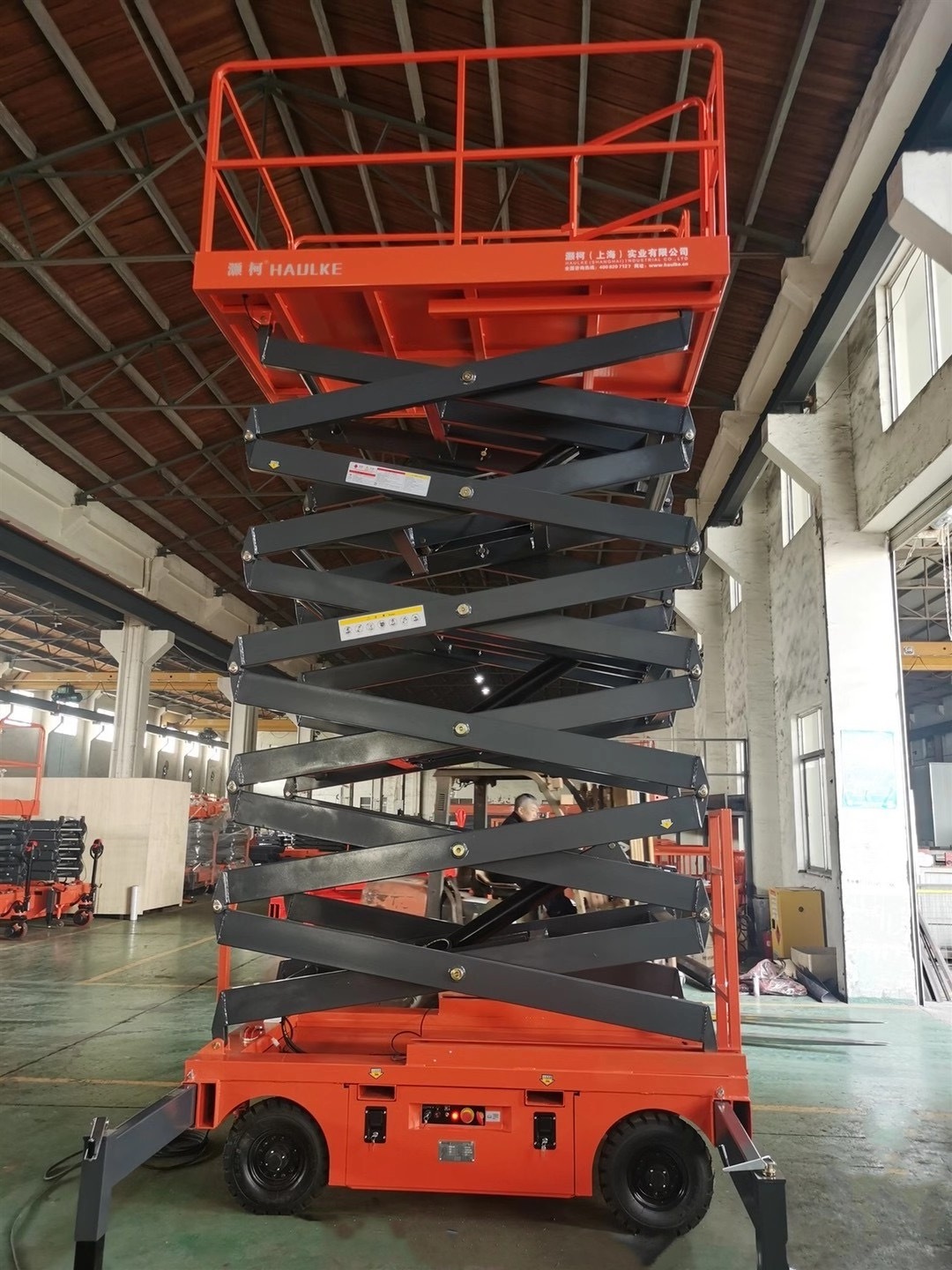 12 meter scissor lift scaffolding 18m 500kg hydraulic electric lift mobile scissor shear fork lift platform