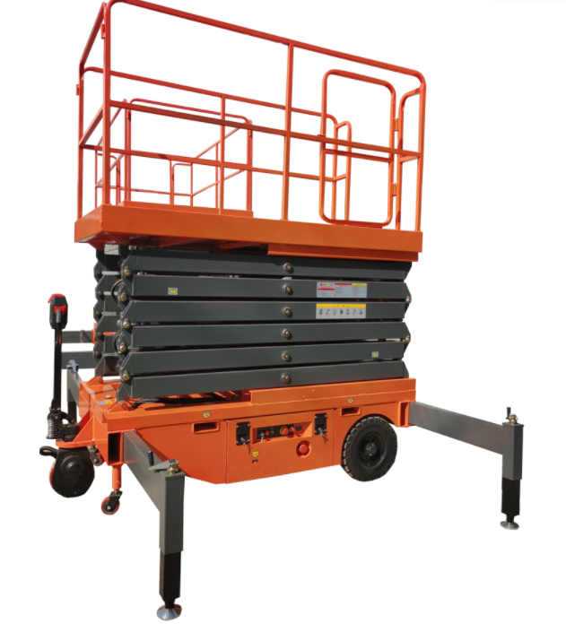 12 meter scissor lift scaffolding 18m 500kg hydraulic electric lift mobile scissor shear fork lift platform