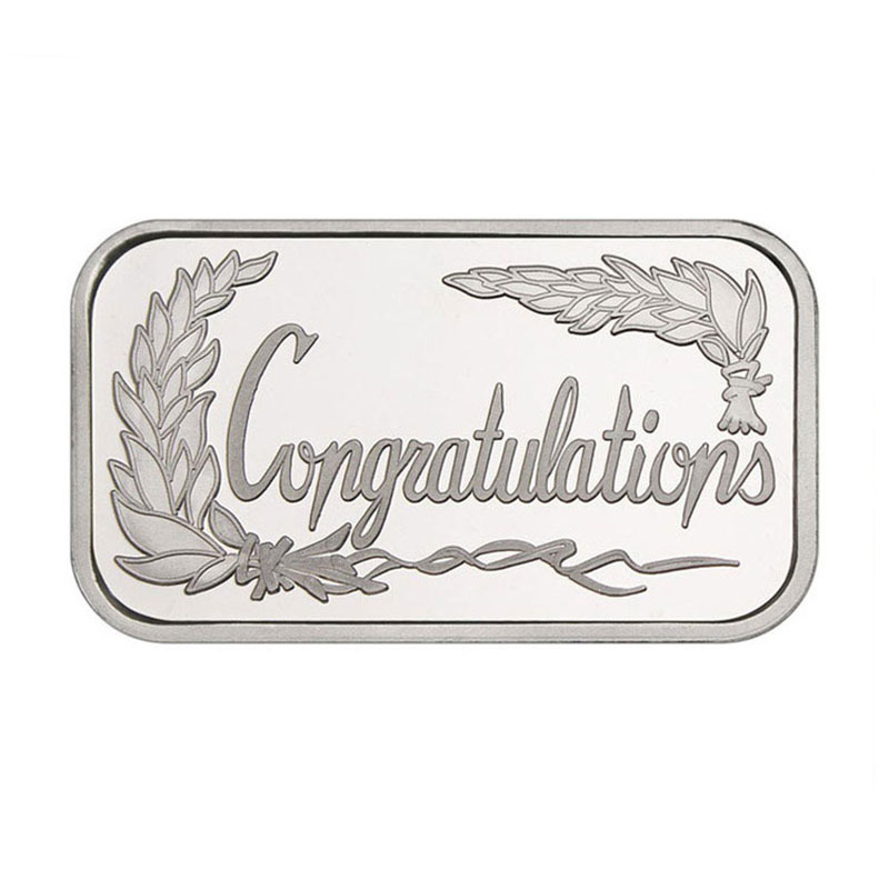 unique novelty decorative alloy silver bars 50 gram 999 silver bar bullion