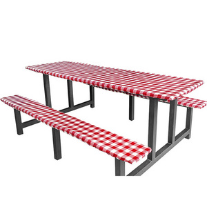 Worth price table linens fitted elastic vinyl waterproof outdoor flat home  eco-friendly picnic table cloth table cover