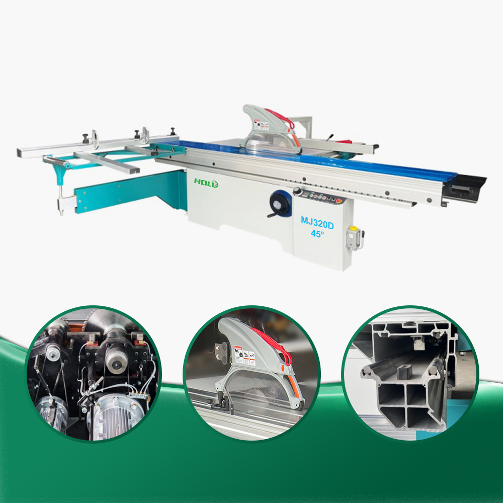 Hold High quality table saw sliding machine Electric swing Angle wood board precise sliding table machine machines panel saw