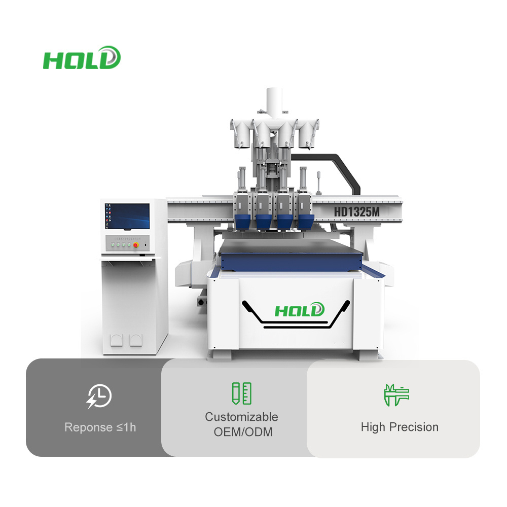 Hold Nice price cnc router machine multi heads wood cutting drilling carving Four spindles atc wood router machine