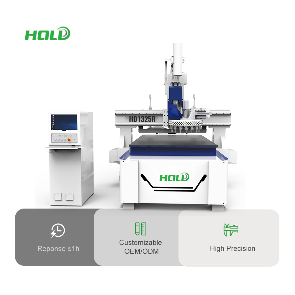 Hold Nice price atc 1325 woodworking cnc carving machine automatic 3d furniture production atc cnc router with drilling group