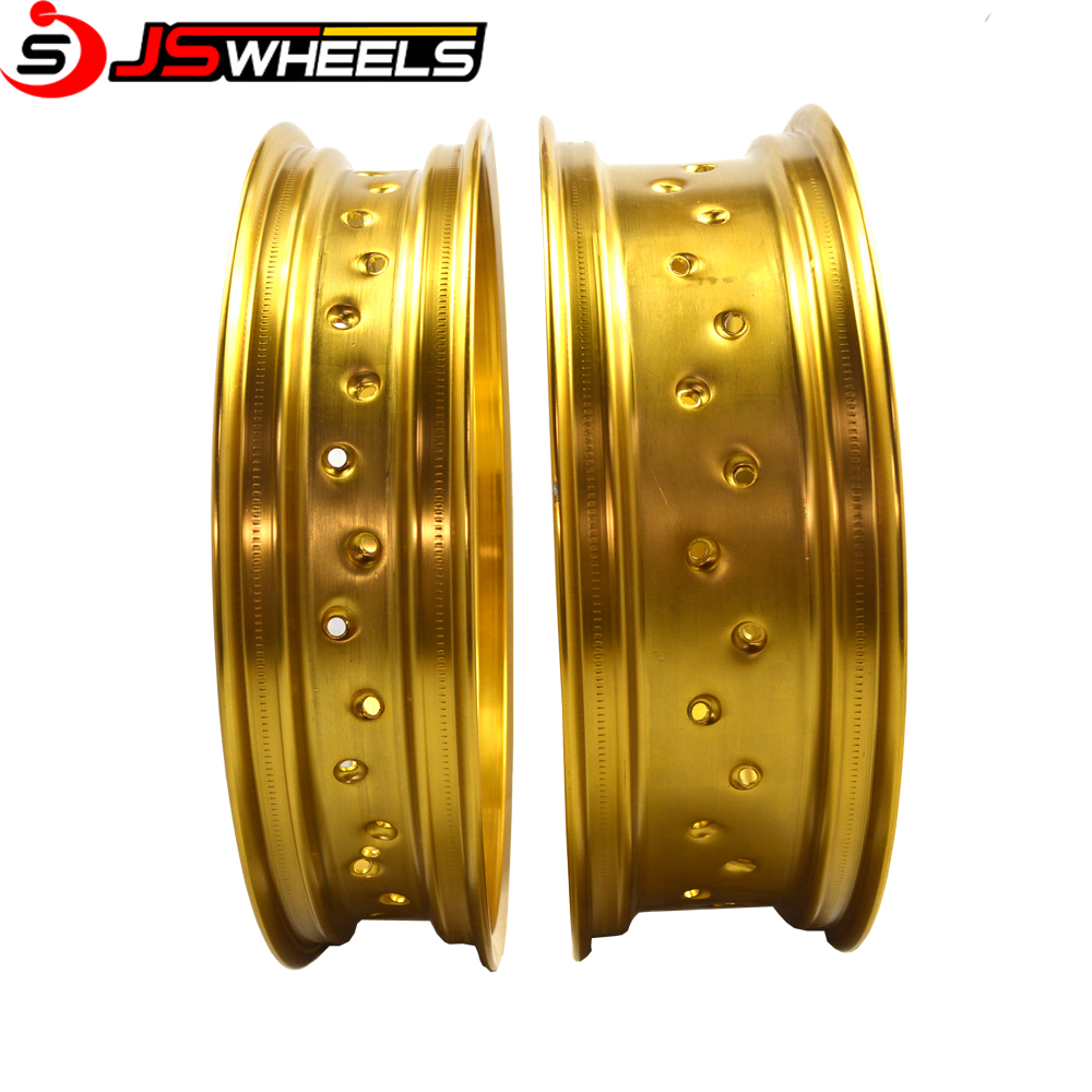 Supermoto Wheel Rim Motocross Enduro Aluminum Alloy Wheel Rim 17*3.0 Gold Front Wheel