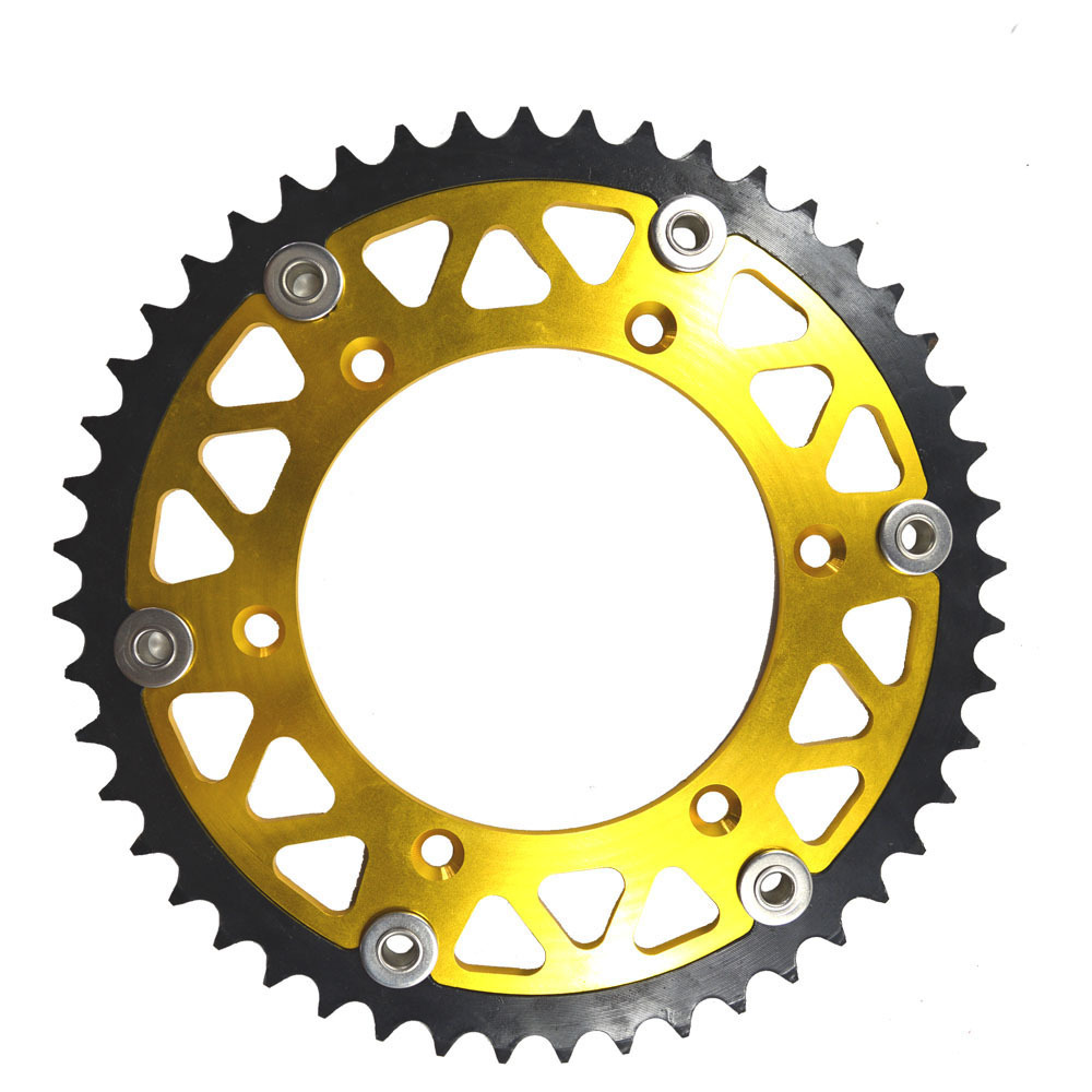 Custom Motorcycle 50T 520 Chain  Racing Sprocket For Motocross