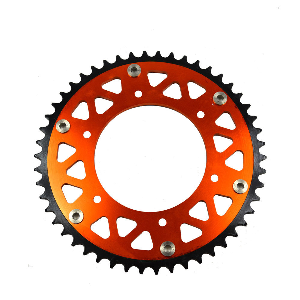 Custom Motorcycle 50T 520 Chain  Racing Sprocket For Motocross