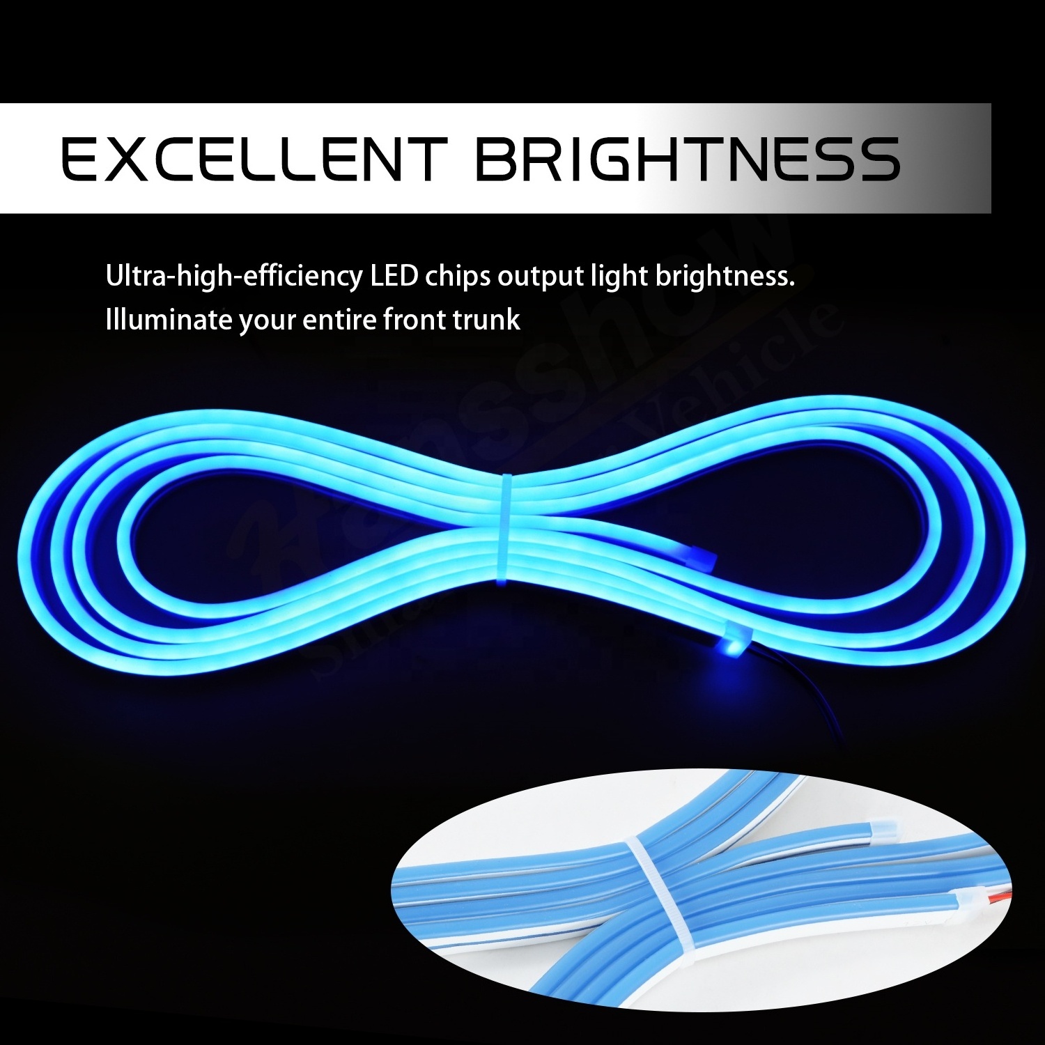 Model 3/Y/S/X Frunk Brighten LED Strip Modified Lighting for Tesla Model 3 Y S X Waterproof LED Strip