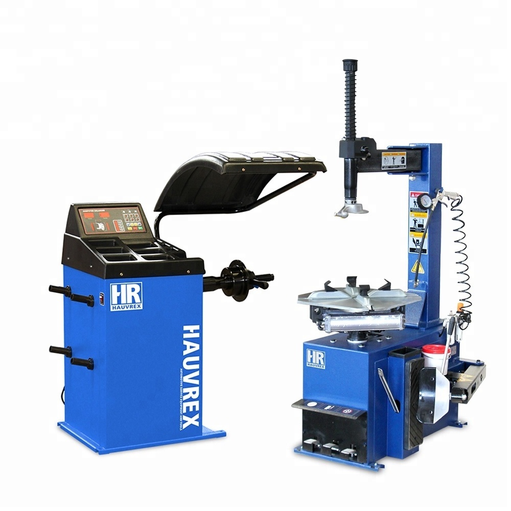 Tire changer machine and wheel balancer combo basic model with CE