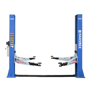 HTL2168 6.8 Ton Floor type Dual side manual lock release 2 Post Car Lift with 4x3-stage arms