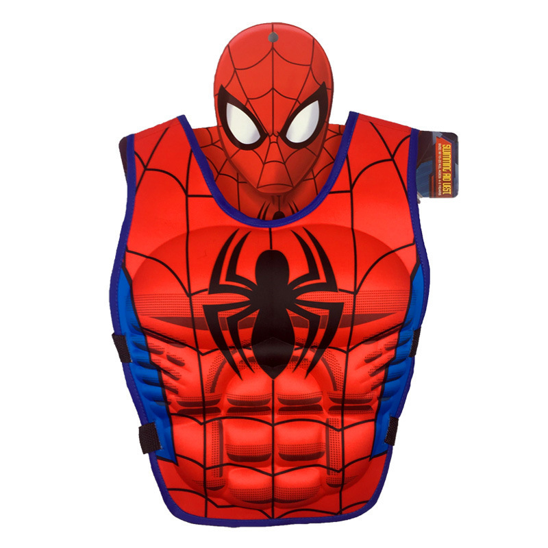 Wholesale Cute Cartoon Design Baby Boys Girls Spider Man 3D Kids Children Safety Swim Life Vest Jacket